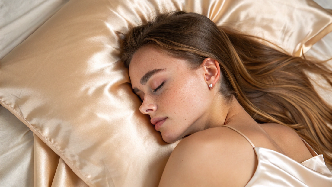 Pourquoi dormir sur une taie d’oreiller en soie change la qualité de votre peau et de vos cheveux - L'atelier de la soie