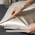 Taie d'oreiller 100% pure soie de mûrier – Cheveux réparés