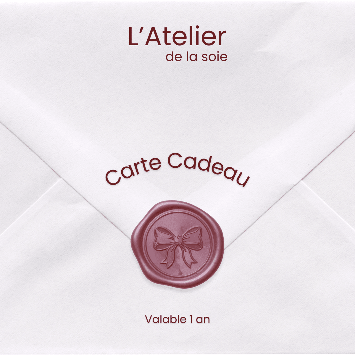 Carte cadeau - L'atelier de la soie - L'atelier de la soie